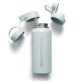 thumbnail image 1 of Gymreapers Insulated Water Bottle - Stainless Steel 32 Oz, 3 lids (Straw, Chug, Canteen), Double Walled Vacuum Insulation, Thermo Mug Cold Hot - Durable Powder Coated Finish, 1 of 1
