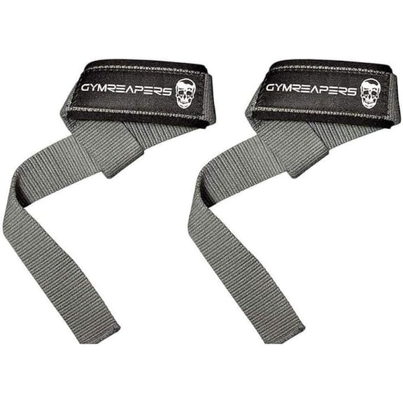 Gymreapers Lifting Wrist Straps for Weightlifting, Bodybuilding, Powerlifting, Strength Training, & Deadlifts - Padded Neoprene with 18 inch Cotton