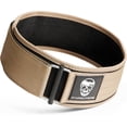 thumbnail image 1 of Gymreapers Quick Locking Weightlifting Belt for Bodybuilding, Powerlifting, Cross Training - 4 Inch Neoprene with Metal Buckle - Adjustable Olympic Lifting Back Support (Desert Tan, Medium), 1 of 8