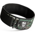 thumbnail image 1 of Gymreapers Quick Locking Weightlifting Belt for Bodybuilding, Powerlifting, Cross Training - 4 Inch Neoprene with Metal Buckle - Adjustable Olympic Lifting Back Support (Woodland Camo, X-Large), 1 of 8