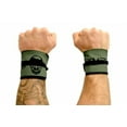 thumbnail image 1 of Gymreapers Strength Wrist Wraps for Cross Training, Olympic Lifting, Strength Training, WOD Workouts - Strong Wrist Support for Men and Women - Fits All Wrist Sizes | Men and Women (Ranger Green), 1 of 5