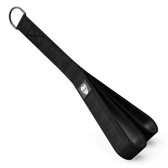 Gymreapers Tricep Rope Cable Attachment Multi-Workout Rope Tricep Pull Down Extension - Perfect for Gym/Home Use (Black, Tricep Rope - 19")