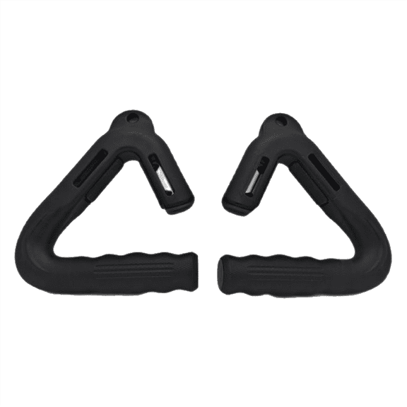 Gyms Vertical Grip Handle Muscular Strength Machine Bodybuilding Handle Pulls Up Resistance Band Handle,1 pair x Workout Handle,Black