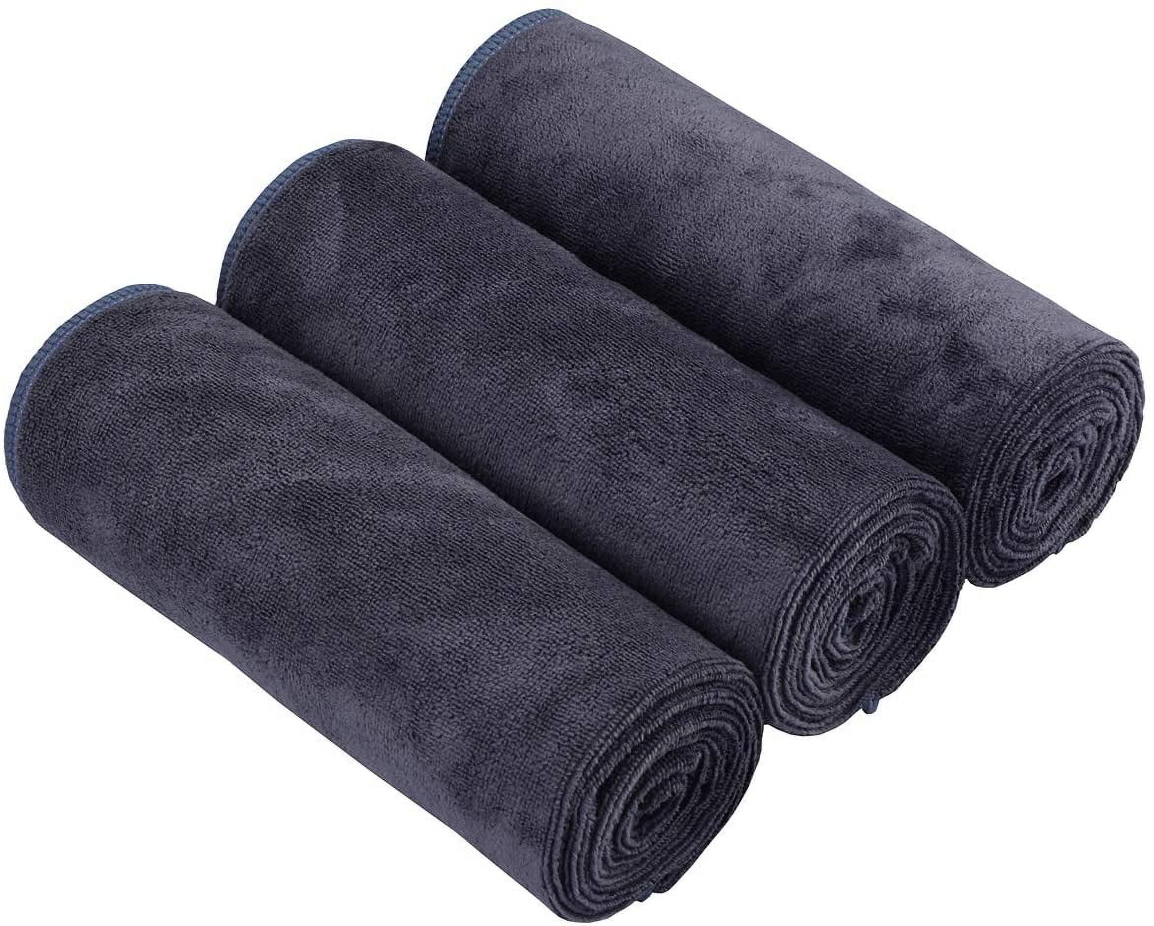 Microfiber Gym Towel - (Pack of 10) Soft Lightweight Quick Dry