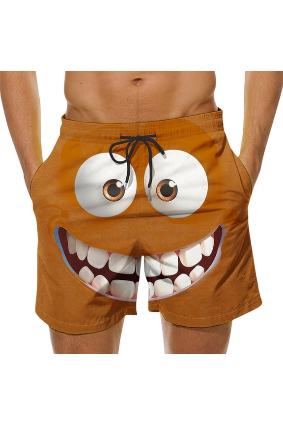 Funny Men's Swimming Trunks/Shorts Swimsuits for Summer Vacation