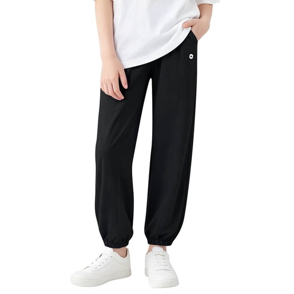 Gymvis Kids Pants casual ice silk mosquito proof solid color sun protection lightweight breathable Kids Pants