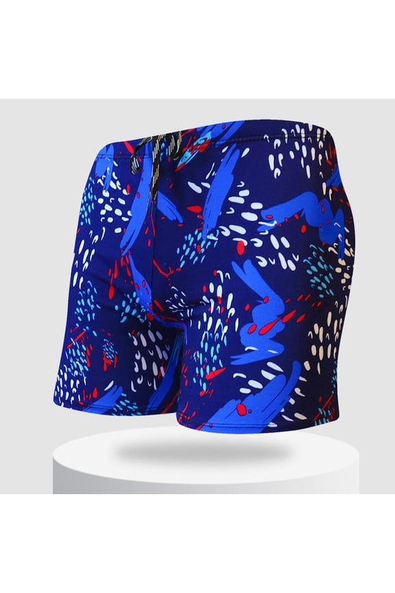 Men's Quick Dry Lined Low Waist Swimming Trunks/Bathing Suits/Swim Briefs for Summer Vacation