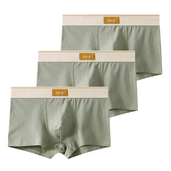 Gymvis Mens Cotton Underwear Pack Comfortable Boxers Mens Underpants