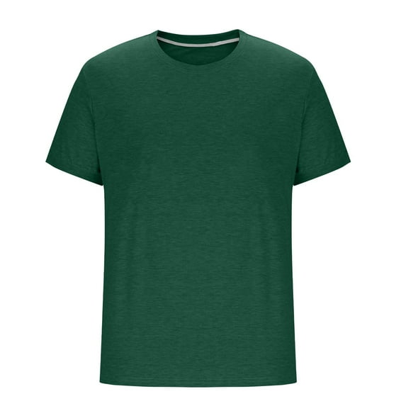 Gymvis Mens Shirts,T Shirts for Men,Business Short Sleeve Gym,Green