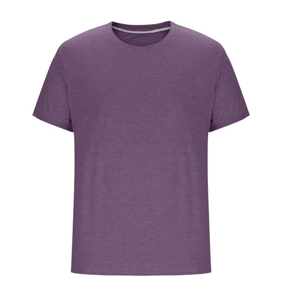 Gymvis Mens Shirts,T Shirts for Men,Short Sleeve Athletic Running Business,Purple