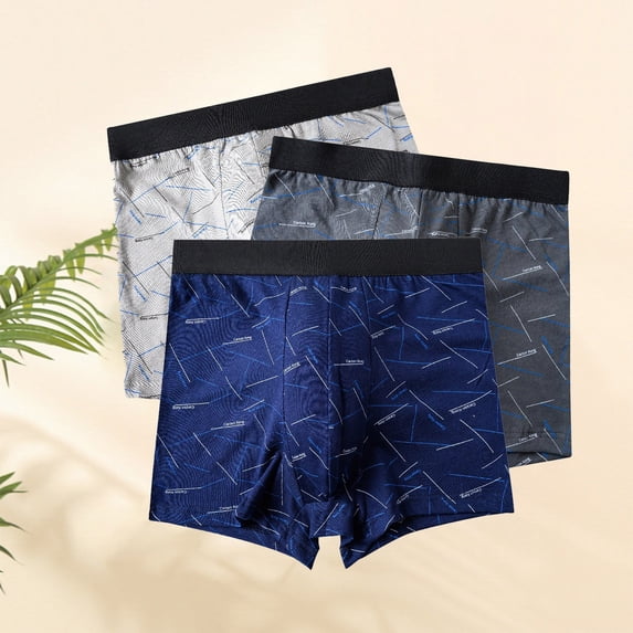 Gymvis Mens Underwear Boxer Briefs Cotton Pack Everyday Underpants for Men