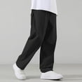 thumbnail image 1 of Gymvis Pants for Kids elastic waist solid color waterproof mosquito proof pockets casual Pants for Kids, 1 of 8