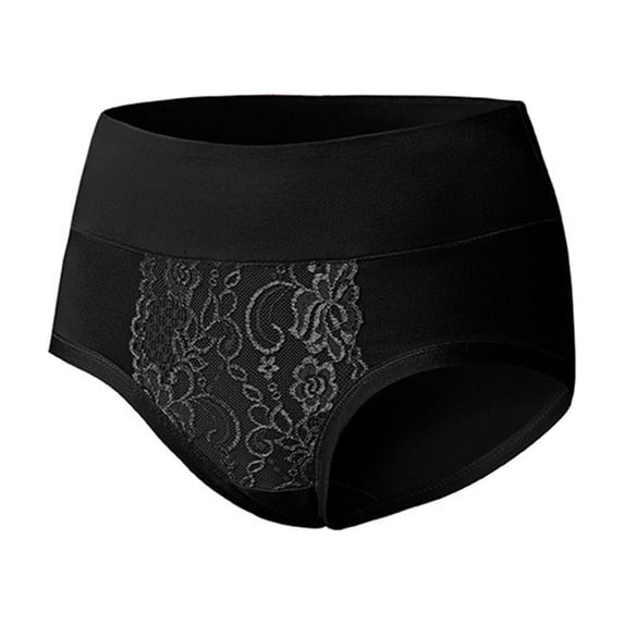 Gymvis Plus Size High Rise Cotton Women's Tummy Control Underwear Panties