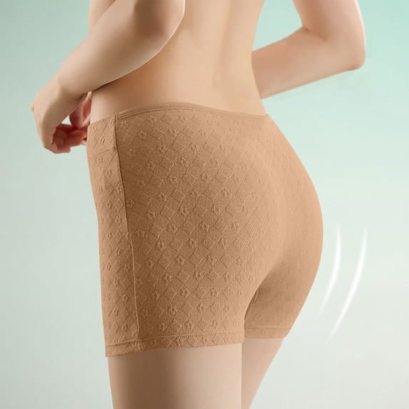 Gymvis Plus Size High Rise Women's Tummy Control Underwear Panties