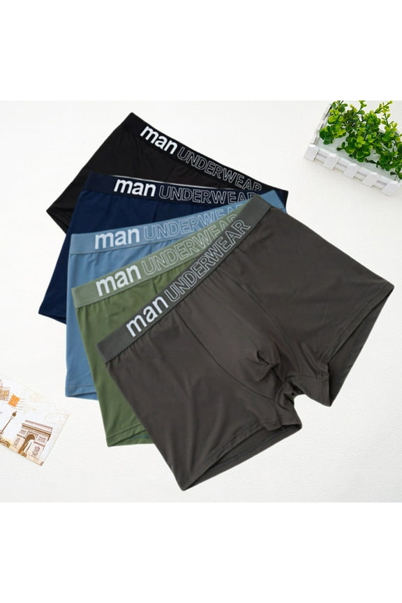 Underwear for Men Cotton Comfy Pack Mens Underpants Boxers