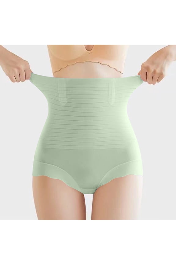 Women High Rise Plus Size Tummy Control No show Briefs Underwear Panties