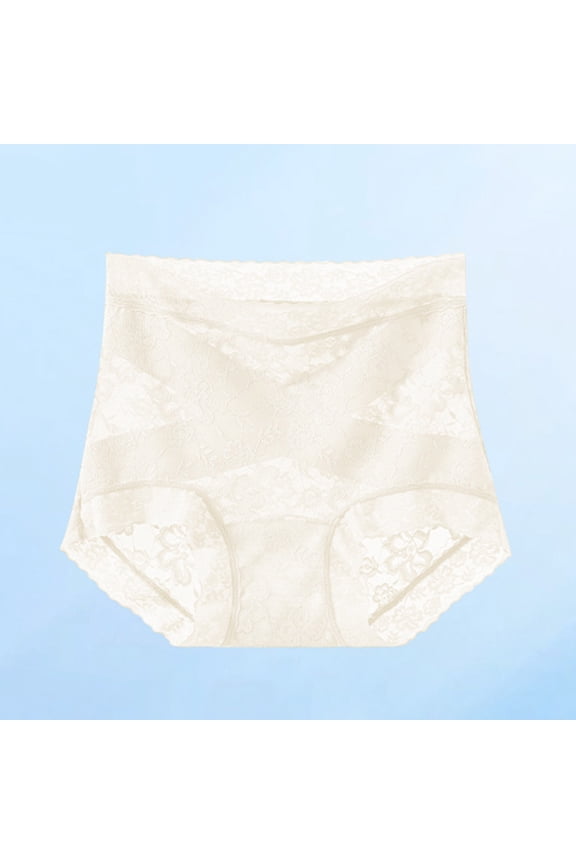 Women High Rise Tummy Control No show Plus Size Underwear Panties Briefs