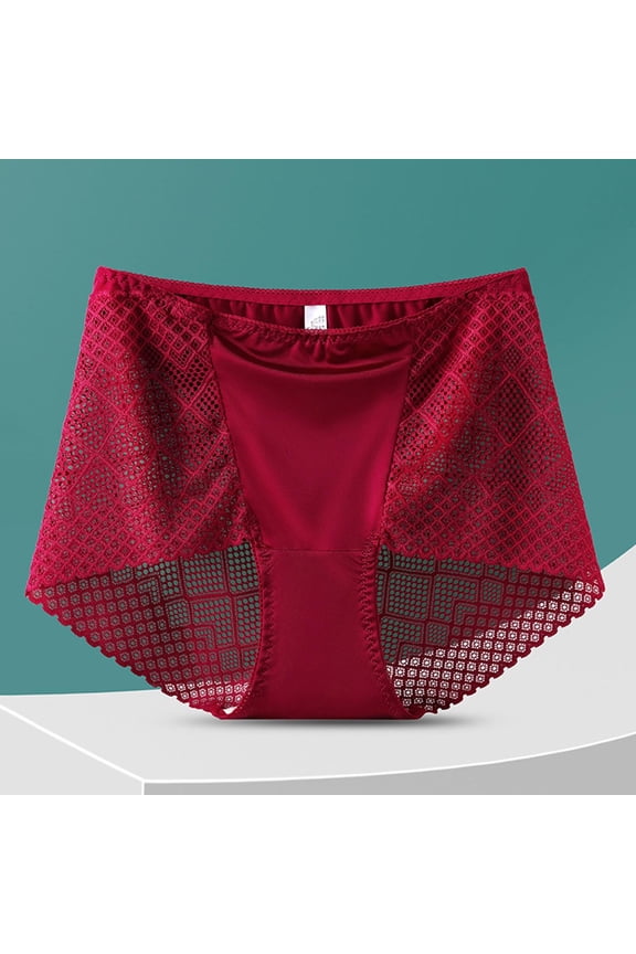 Women's High Rise Tummy Control No show Plus Size Underwear/Panties