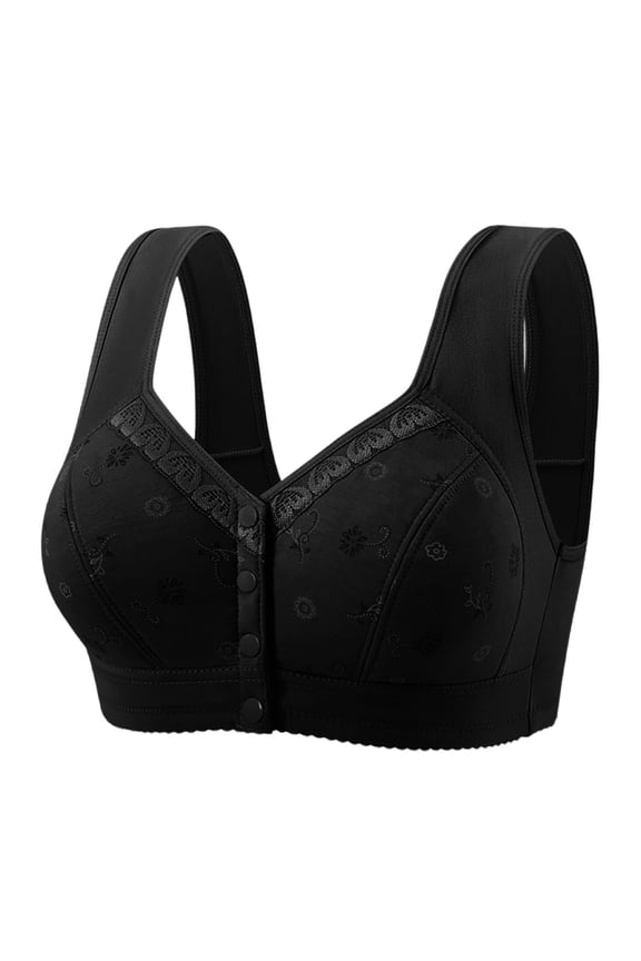 Womens Bras,Womens Bras,Push up Plus Size Wireless Front Closure