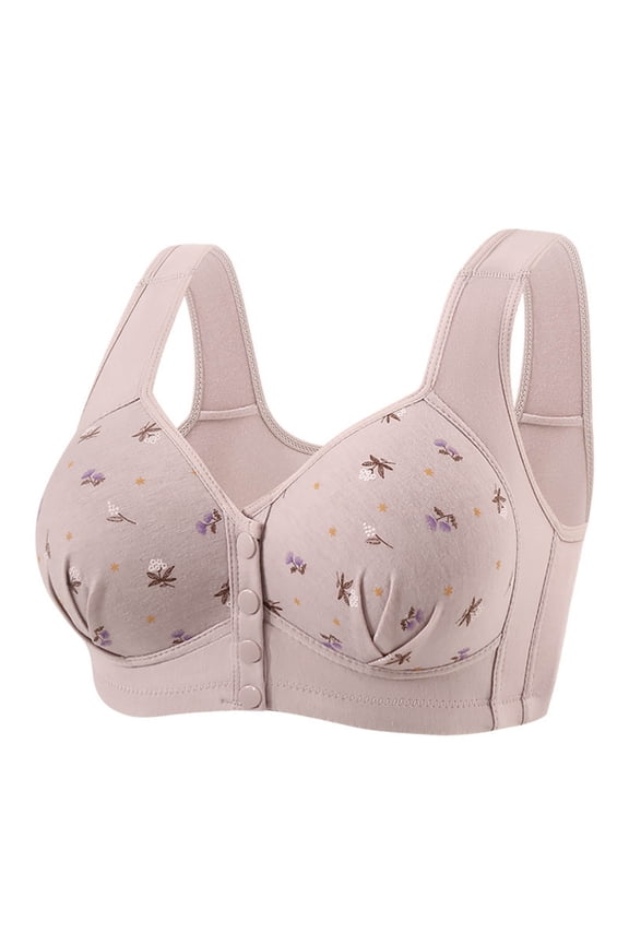 Womens Bras,Womens Bras,Wireless Front Closure Seamless Push up
