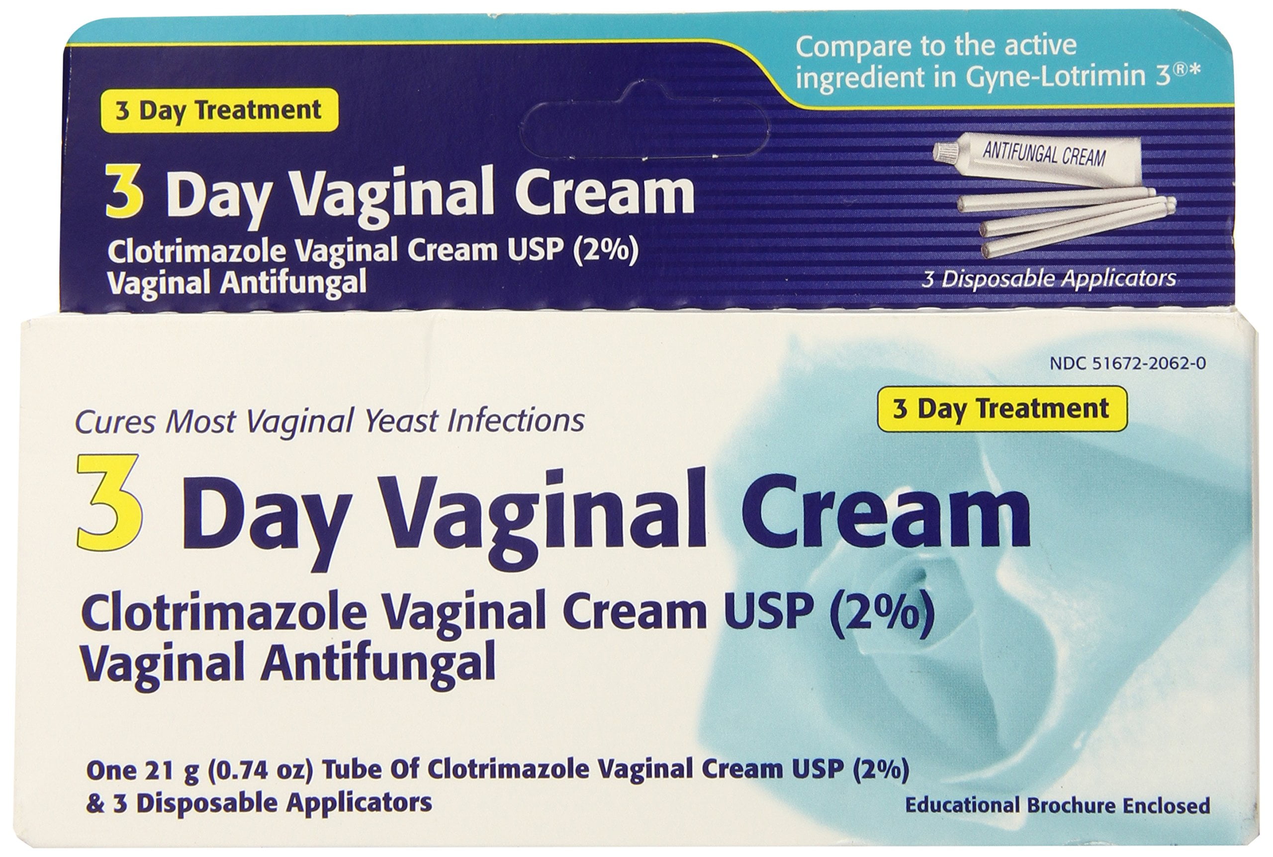 Gyne-Lotrimin Clotrimazole 3-Day Vaginal Cream, 0.74 Oz.