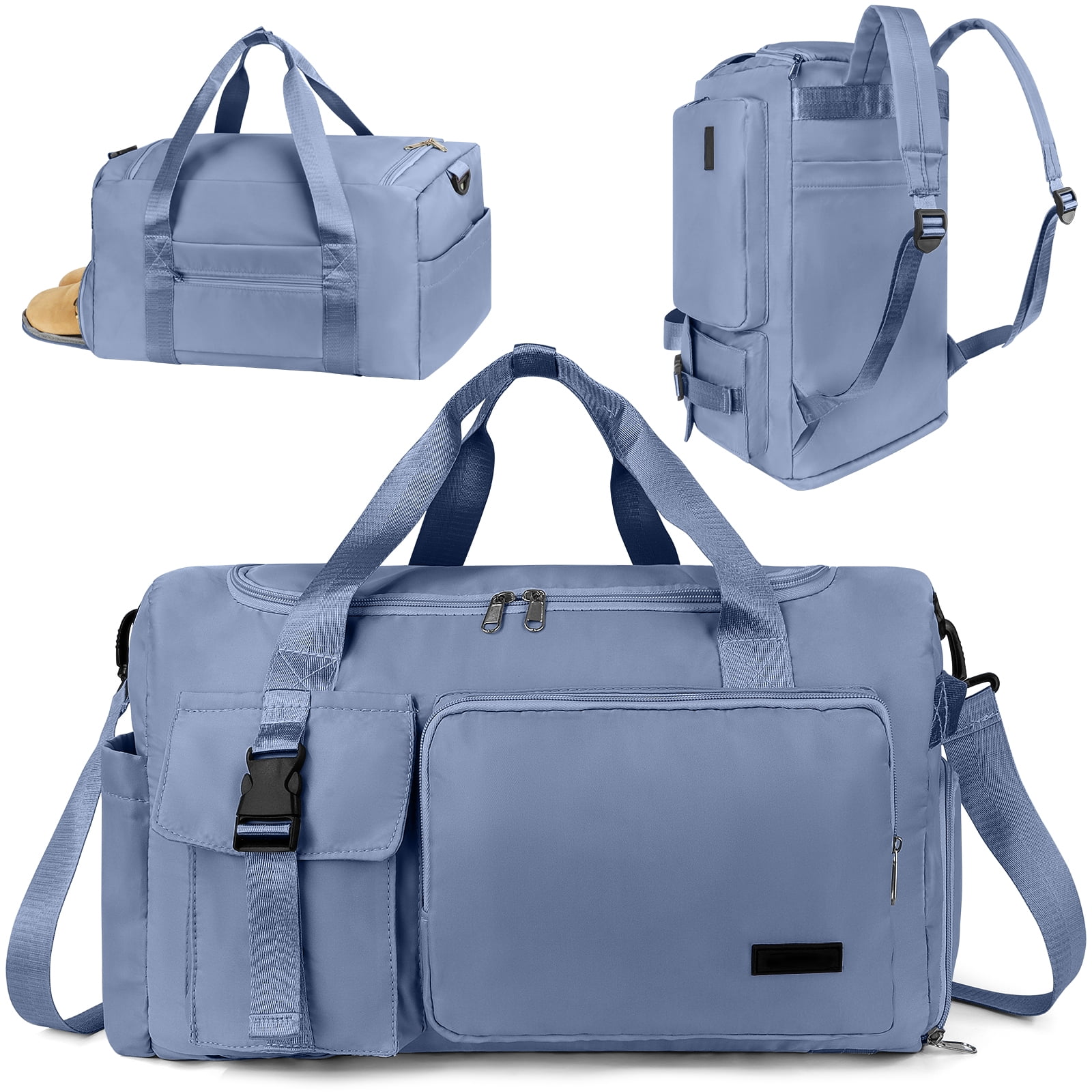 Gynky Duffel Bag 4 in 1 Travel Backpack Duffle Bag Weekender Bags for ...