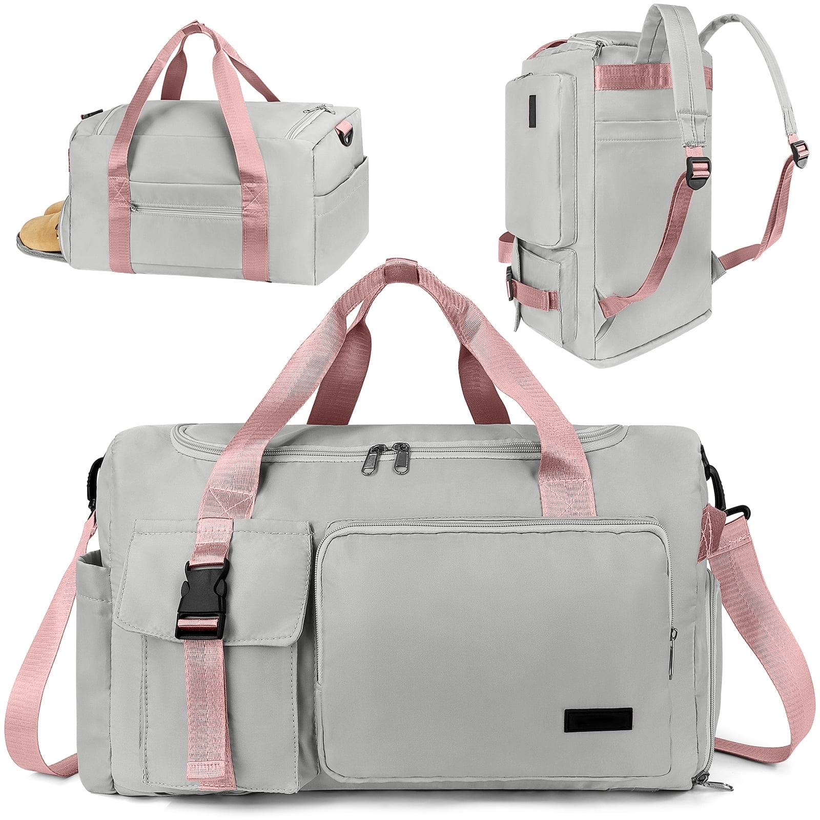 Gynky Duffel Bag 4 in 1 Travel Backpack Duffle Bag Weekender Bags for ...