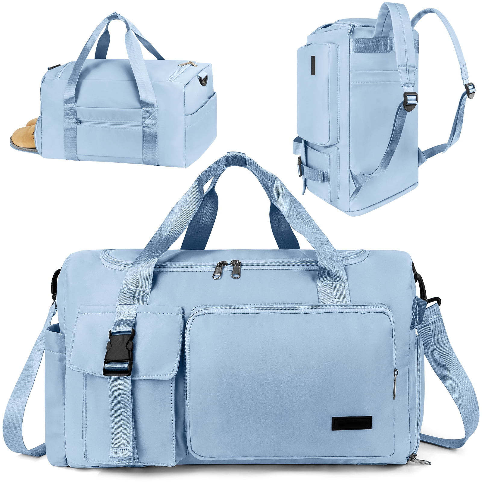 Gynky Duffel Bag 4 in 1 Travel Backpack Duffle Bag Weekender Bags