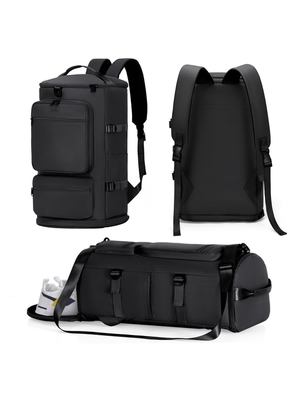 Duffle Bag Gym Bags Waterproof Sports Duffel Bags Travel Weekender Bag for Men Women Overnight Bag with Shoes Compartment
