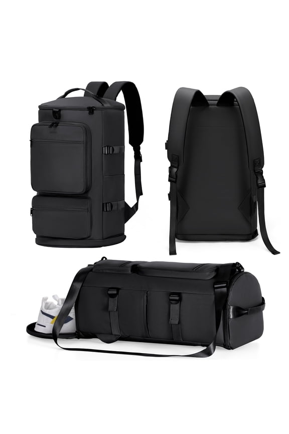 Duffle Bag Gym Bags Waterproof Sports Duffel Bags Travel Weekender Bag for Men Women Overnight Bag with Shoes Compartment