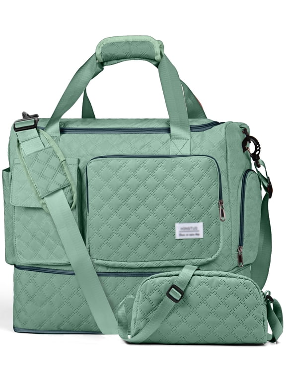 Travel Duffle Bag Weekender Bags for Women with Shoe Compartment Carry on Overnight Bag with Toiletry Bag Hospital Bag for Labor and Delivery Weekender Overnight Bag for Trave Sport Hospital