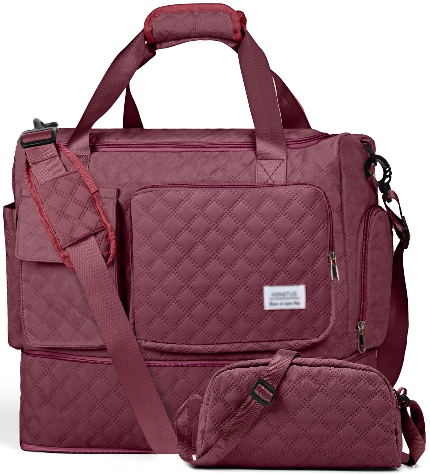 Gynky Travel Duffle Bag Weekender Bags for Women with Shoe Compartment ...