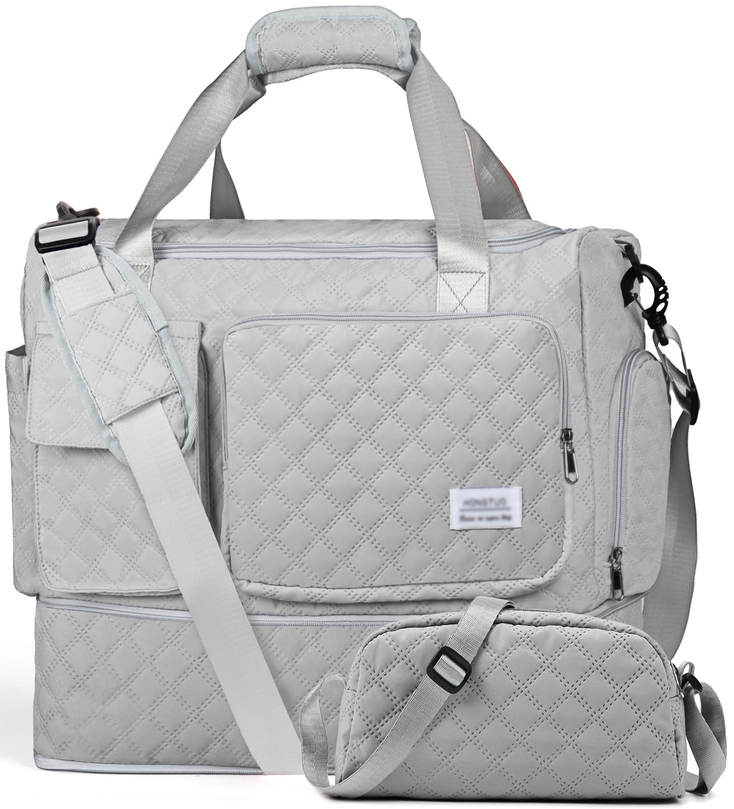 Gynky Travel Duffle Bag Weekender Bags for Women with Shoe Compartment ...