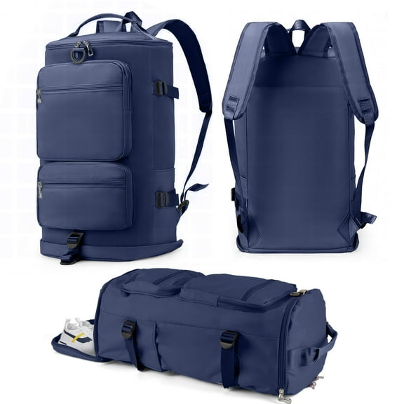 Gynky Duffle Bag Gym Bags Waterproof Sports Duffel Bags Travel Weekender Bag for Men Women Overnight Bag with Shoes Compartment