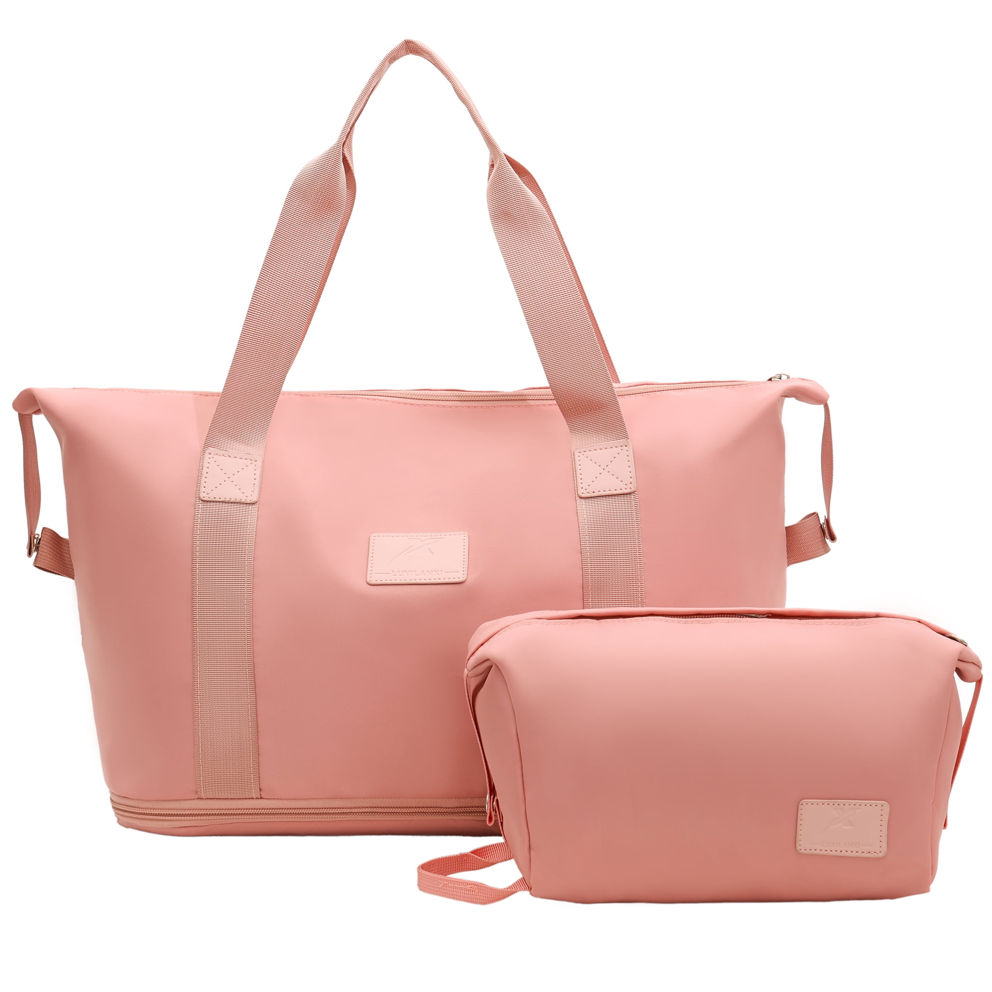 Gynky Travel Duffel Bag 2 Set Weekender Bags for Women Large Expandable ...