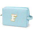 thumbnail image 1 of Gynky Makeup Bag Toiletry Bag Organizer Personalized Initial Make up Cosmetic Bags Travel Essentials for Birthday Christmas Girl Women Girlfriend Teacher Valentines Day Gifts, 1 of 9