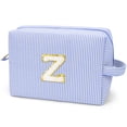 thumbnail image 1 of Gynky Makeup Bag Toiletry Bag Organizer Personalized Initial Make up Cosmetic Bags Travel Essentials for Birthday Christmas Girl Women Girlfriend Teacher Valentines Day Gifts, 1 of 8