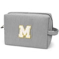 thumbnail image 1 of Gynky Makeup Bag Toiletry Bag Organizer Personalized Initial Make up Cosmetic Bags Travel Essentials for Birthday Christmas Girl Women Girlfriend Teacher Valentines Day Gifts, 1 of 9