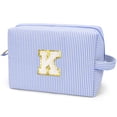 thumbnail image 1 of Gynky Makeup Bag Toiletry Bag Organizer Personalized Initial Make up Cosmetic Bags Travel Essentials for Birthday Christmas Girl Women Girlfriend Teacher Valentines Day Gifts, 1 of 8