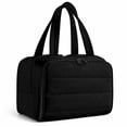 thumbnail image 1 of Gynky Makeup Bags Puffy Travel Toiletry Bag for Women, Lightweight Large Wide-Open Travel Bag Cosmetic Organizer Bag with Handle Water-Resistant Travel Essentials for Toiletries Accessories, Black, 1 of 11