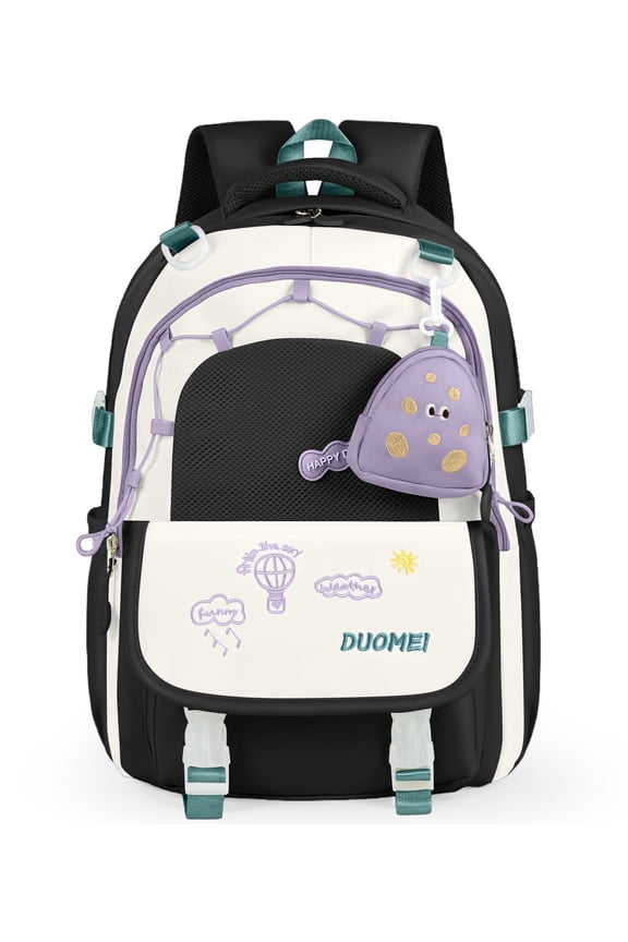 School Backpack Elementary School Bag High Middle School Fashion Cute Book Bag Large Capacity Lightweight Daypack