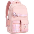 thumbnail image 1 of Gynky School Backpack School Bookbag for Middle School Students Book Bag for Elementary Primary Kawaii Backpack, Pink, 1 of 9