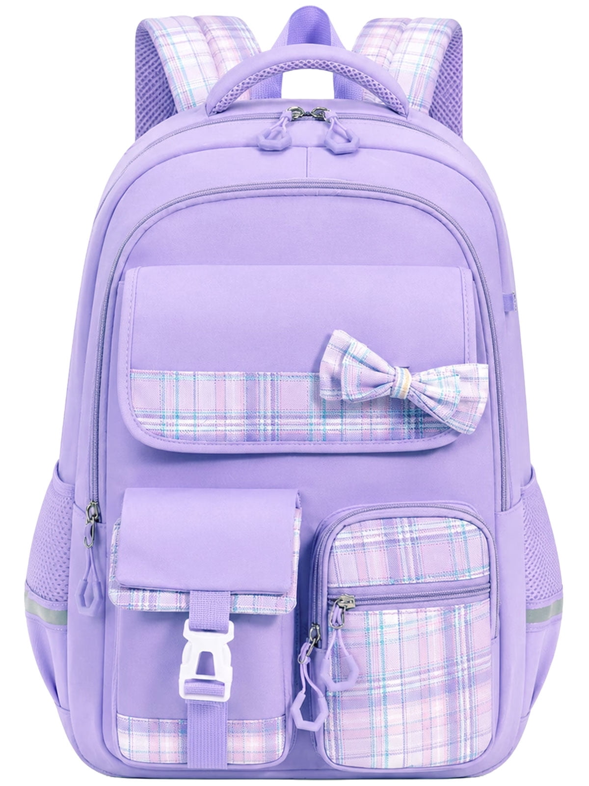 Gynky School Backpack School Bookbag for Middle School Students Book Bag for Elementary Primary Kawaii Backpack, Purple