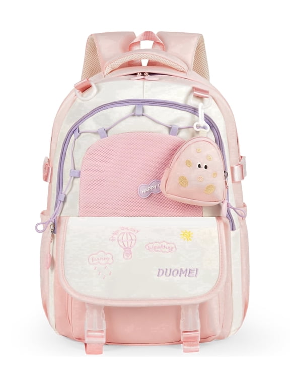 School Backpack Elementary School Bag High Middle School Fashion Cute Book Bag Large Capacity Lightweight Daypack