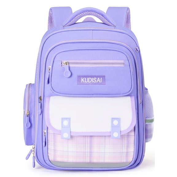 Gynky School Backpack High School Bookbag Durable Large Capacity Lightweight Daypack for College Students Travel Daypack, Purple