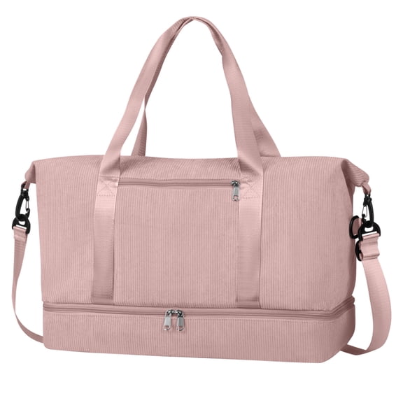 Gynky Travel Duffel Weekender Bags for Women Carry on Large Tote Sport Duffle Hospital Gym Bag for Labor and Delivery Overnight Luggage with Shoe Compartment Trolley Sleeve Wet Pocket