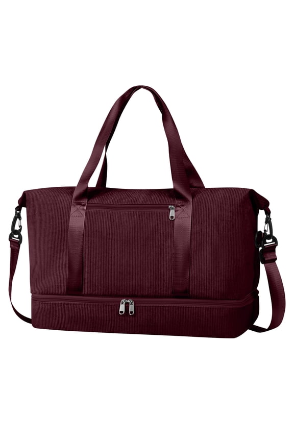 Travel Duffel Weekender Bags for Women Carry on Large Tote Sport Duffle Hospital Gym Bag for Labor and Delivery Overnight Luggage with Shoe Compartment Trolley Sleeve Wet Pocket