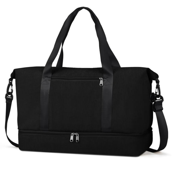 Gynky Travel Duffel Weekender Bags for Women Carry on Large Tote Sport Duffle Hospital Gym Bag for Labor and Delivery Overnight Luggage with Shoe Compartment Trolley Sleeve Wet Pocket