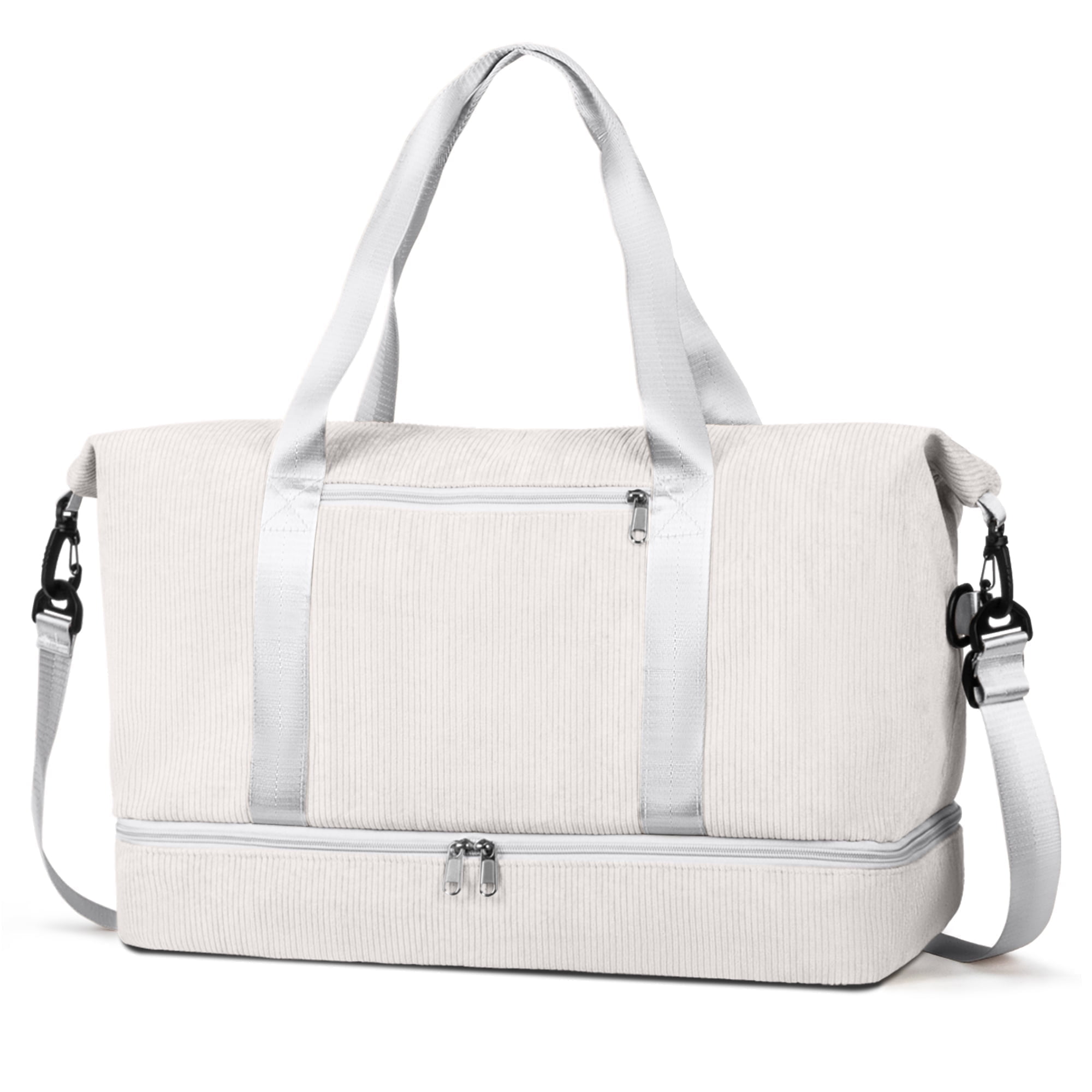 Gynky Travel Duffel Weekender Bags for Women Carry on Large Tote Sport Duffle Hospital Gym Bag for Labor and Delivery Overnight Luggage with Shoe Compartment Trolley Sleeve Wet Pocket