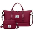 thumbnail image 1 of Gynky Travel Duffle Bag Set 2 Pack Weekender Bags for Women with Shoe Compartment Carry On Overnight Gym Duffel Bags with Wet Pocket Hospital Bags for Labor and Delivery, 1 of 8